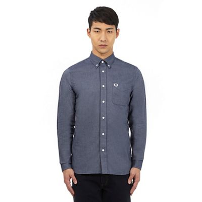 Dark blue 'Oxford' button down shirt